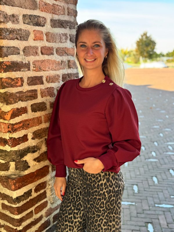 Truitje Milou bordeaux - Afbeelding 3