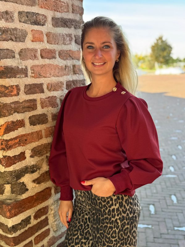 Truitje Milou bordeaux - Afbeelding 5