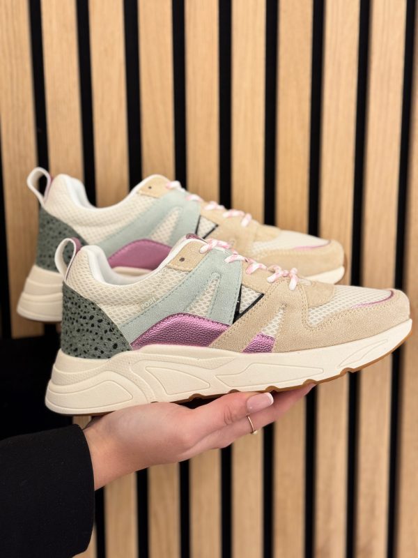 Sneakers beige green - Afbeelding 2