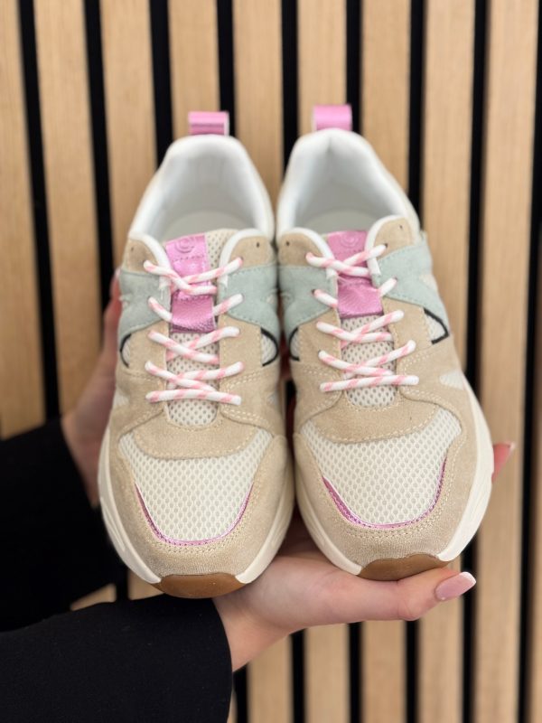 Sneakers beige green - Afbeelding 4