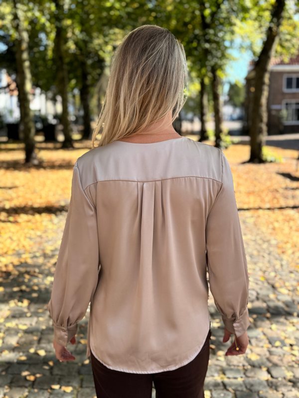 Blouse Eveline beige - Afbeelding 3
