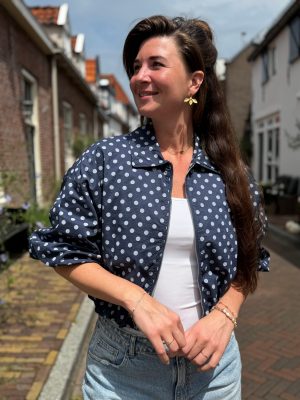 Jasje dots navy