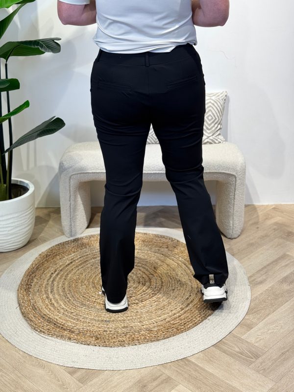 Broek Sanne black travelstof - Afbeelding 4