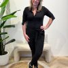 Jumpsuit Travelstof Emily black