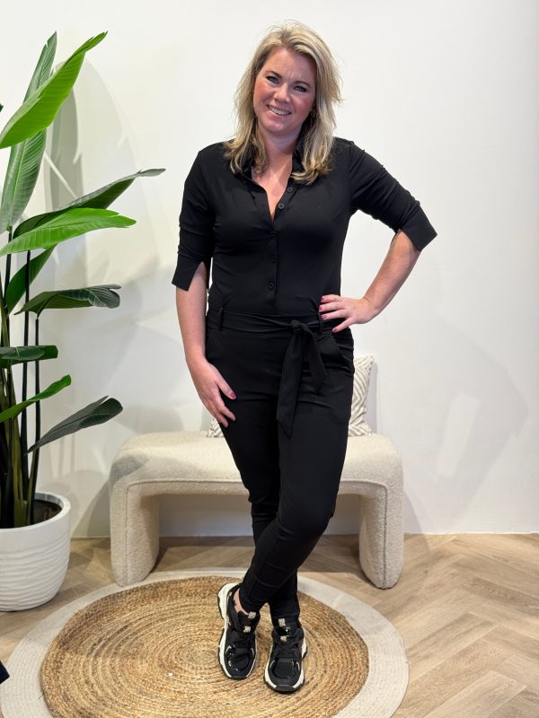 Jumpsuit Travelstof Emily black