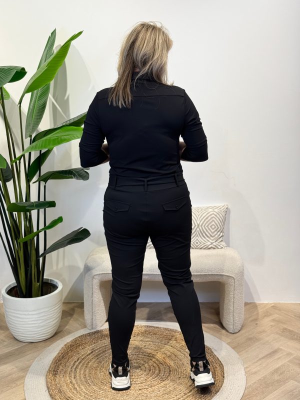 Jumpsuit Travelstof Emily black - Afbeelding 3