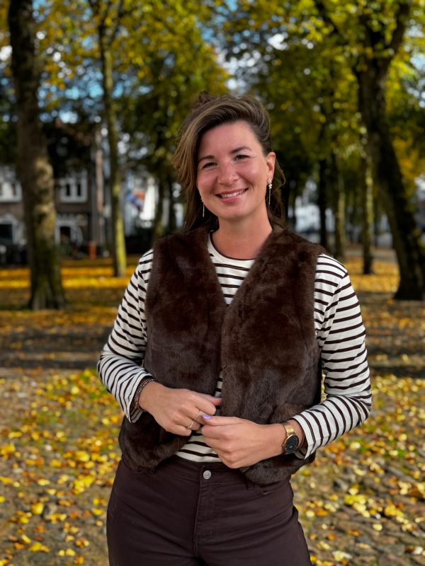 Gilet Anita choco - Afbeelding 2
