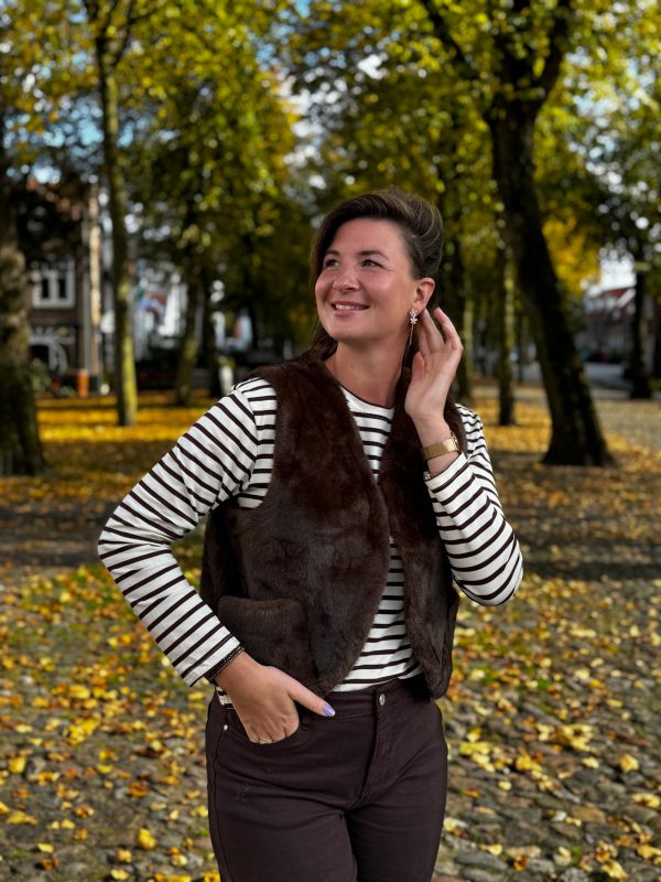 Gilet Anita choco