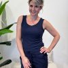 Travelstof Top Jinthe navy - Afbeelding 7