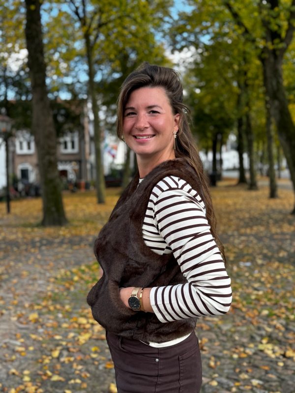 Gilet Anita choco - Afbeelding 4