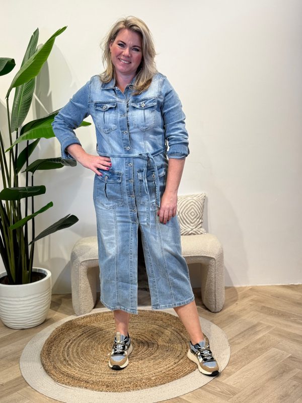 Denim jurk Reinate - Afbeelding 2