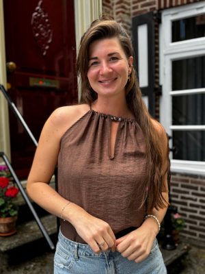 Top Kiki bruin gemêleerd