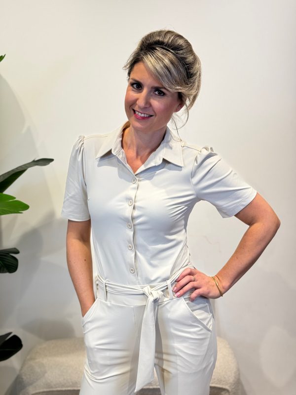 Travelstof jumpsuit Marit Kit - Afbeelding 4