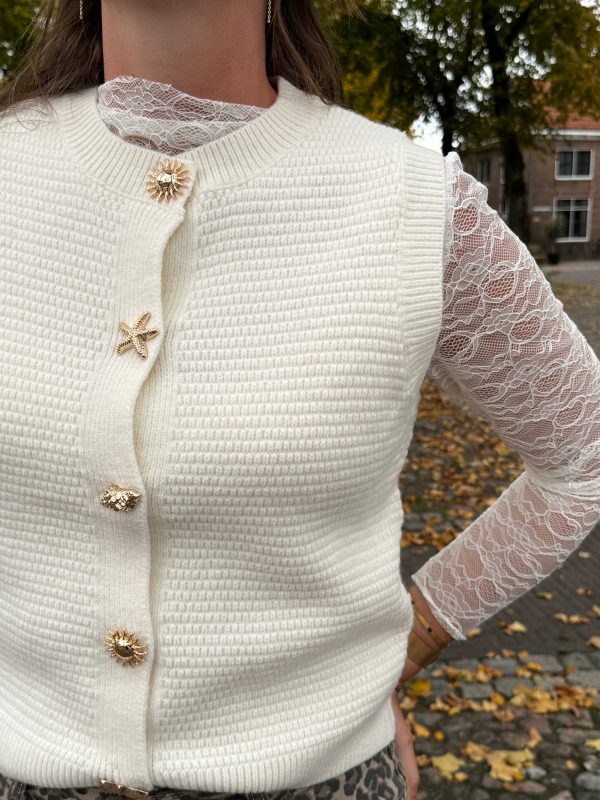 Gilet Bobbie off-white - Afbeelding 6