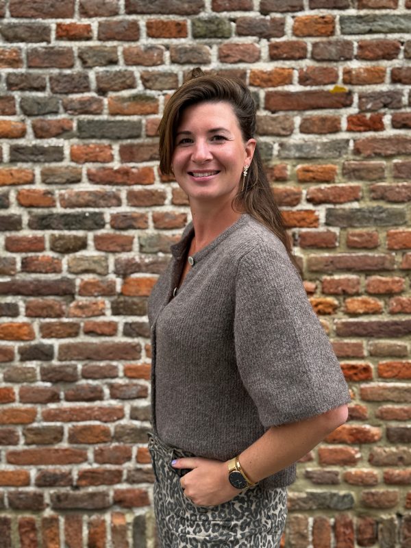 Vestje Paula taupe - Afbeelding 3