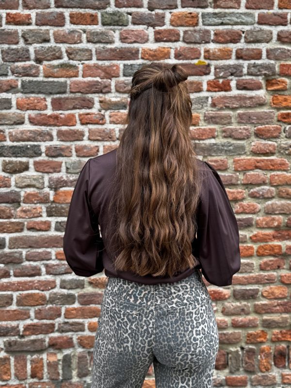 Blouse Femke choco - Afbeelding 4