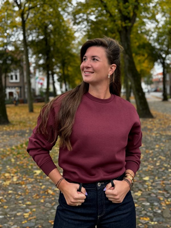 Sweater Juliette bordeaux