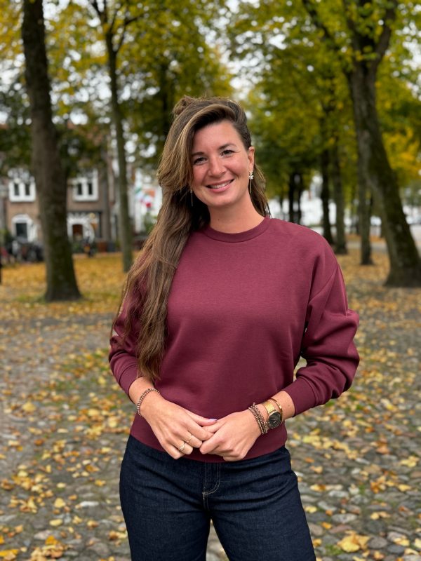 Sweater Juliette bordeaux - Afbeelding 3