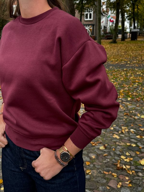 Sweater Juliette bordeaux - Afbeelding 4
