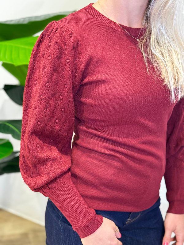 Truitje Lola bordeaux - Afbeelding 4
