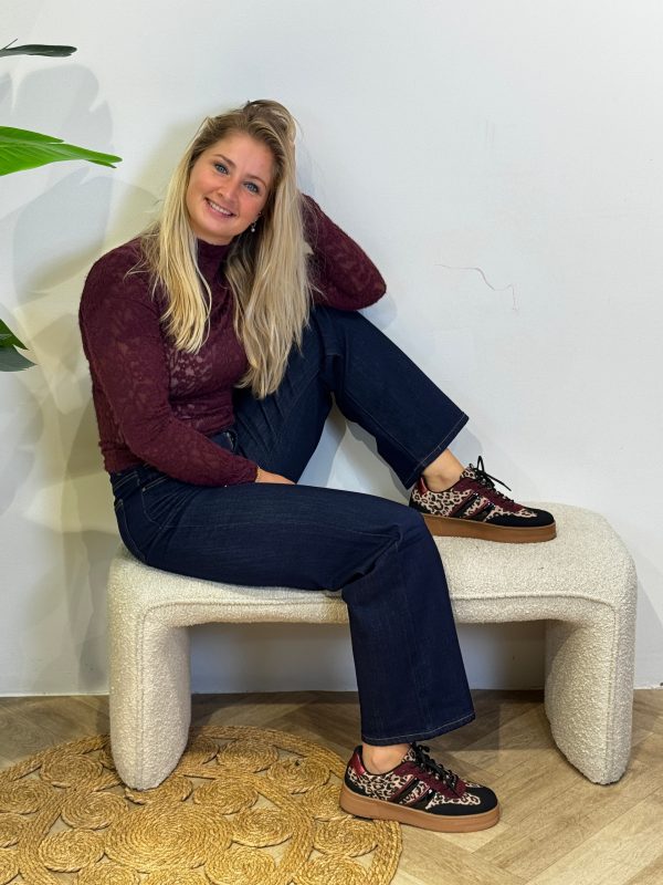 Top Jeanny bordeaux - Afbeelding 2