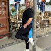 Travelstof jumpsuit Marit black - Afbeelding 2