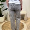 Wide leg jeans Sylvie Grey - Afbeelding 3