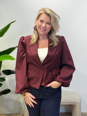 Blazer Hailey bordeaux