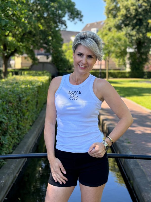 Topje Love wit - Afbeelding 2