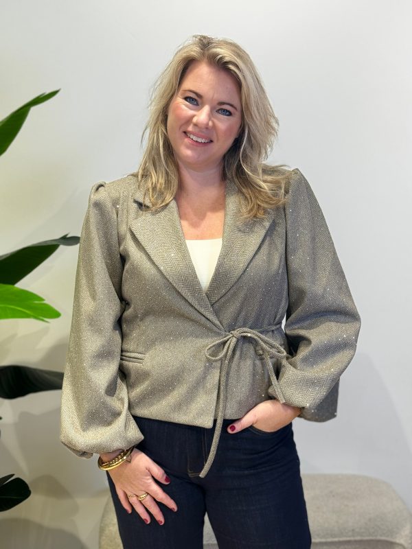 Blazer Vive taupe - Afbeelding 5