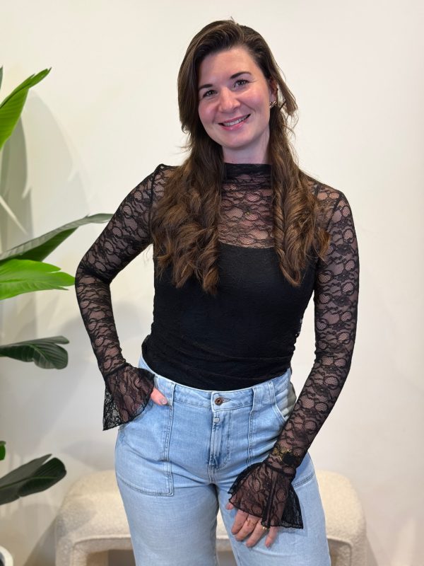 Top Lizzy kant zwart