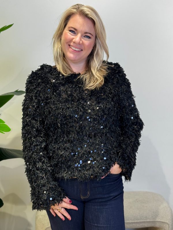 Top Jelia zwart