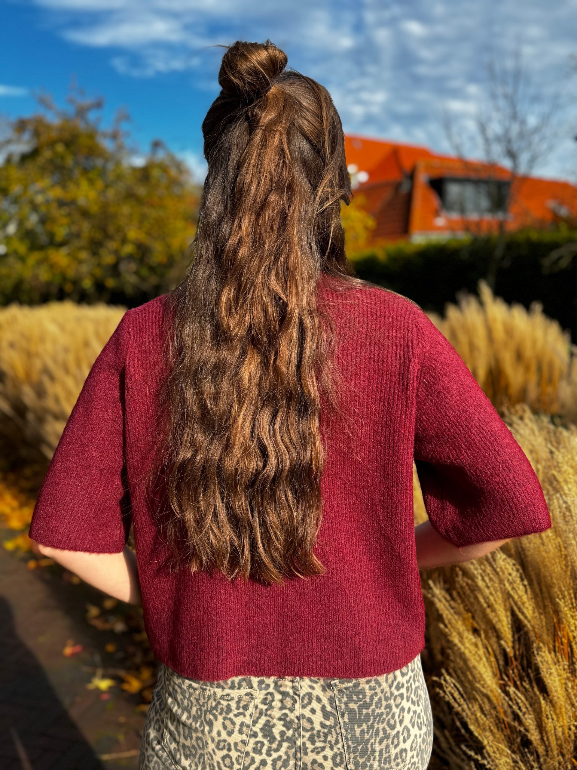 Vestje Paula bordeaux - Afbeelding 7