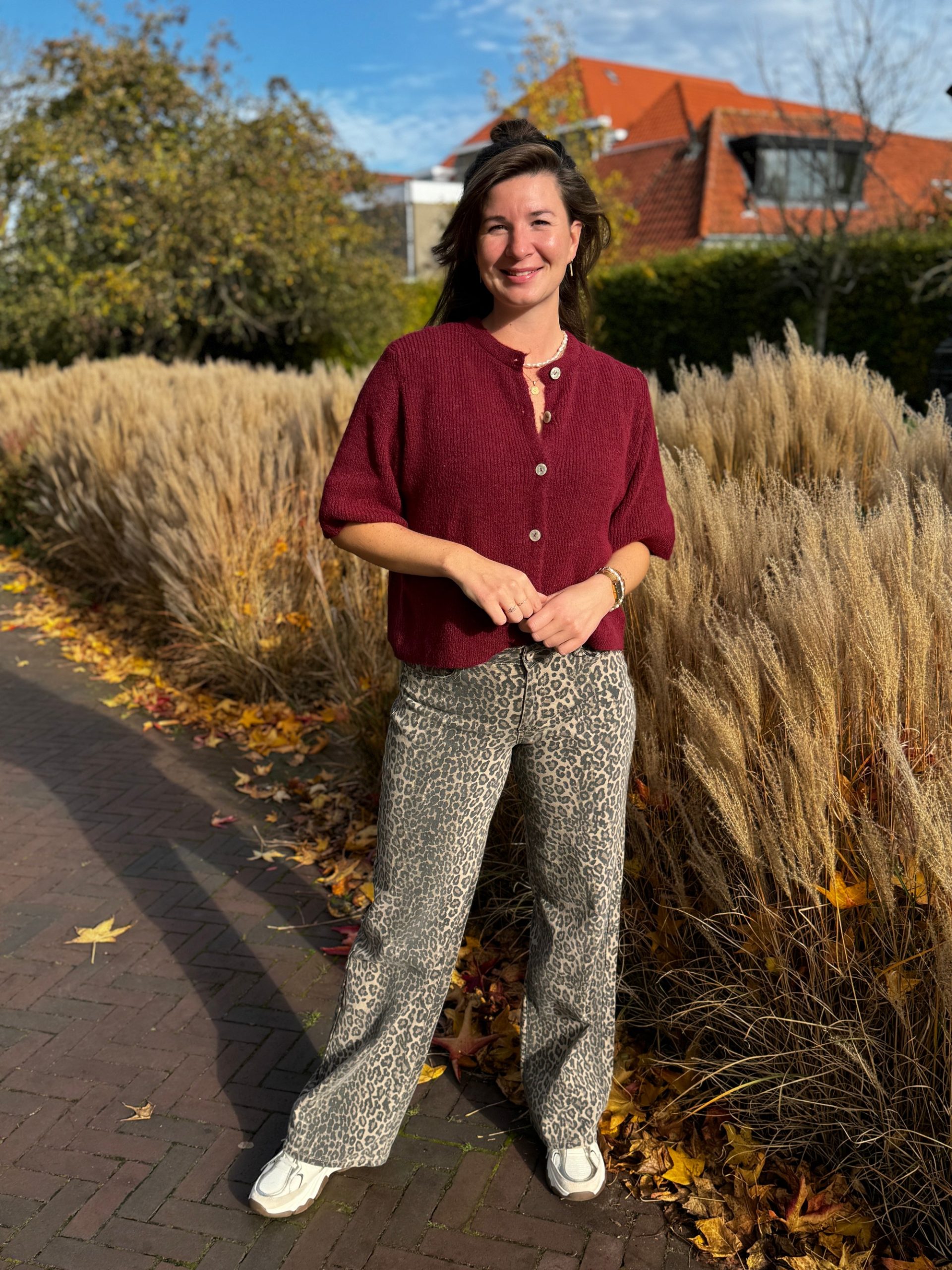 Vestje Paula bordeaux - Afbeelding 6