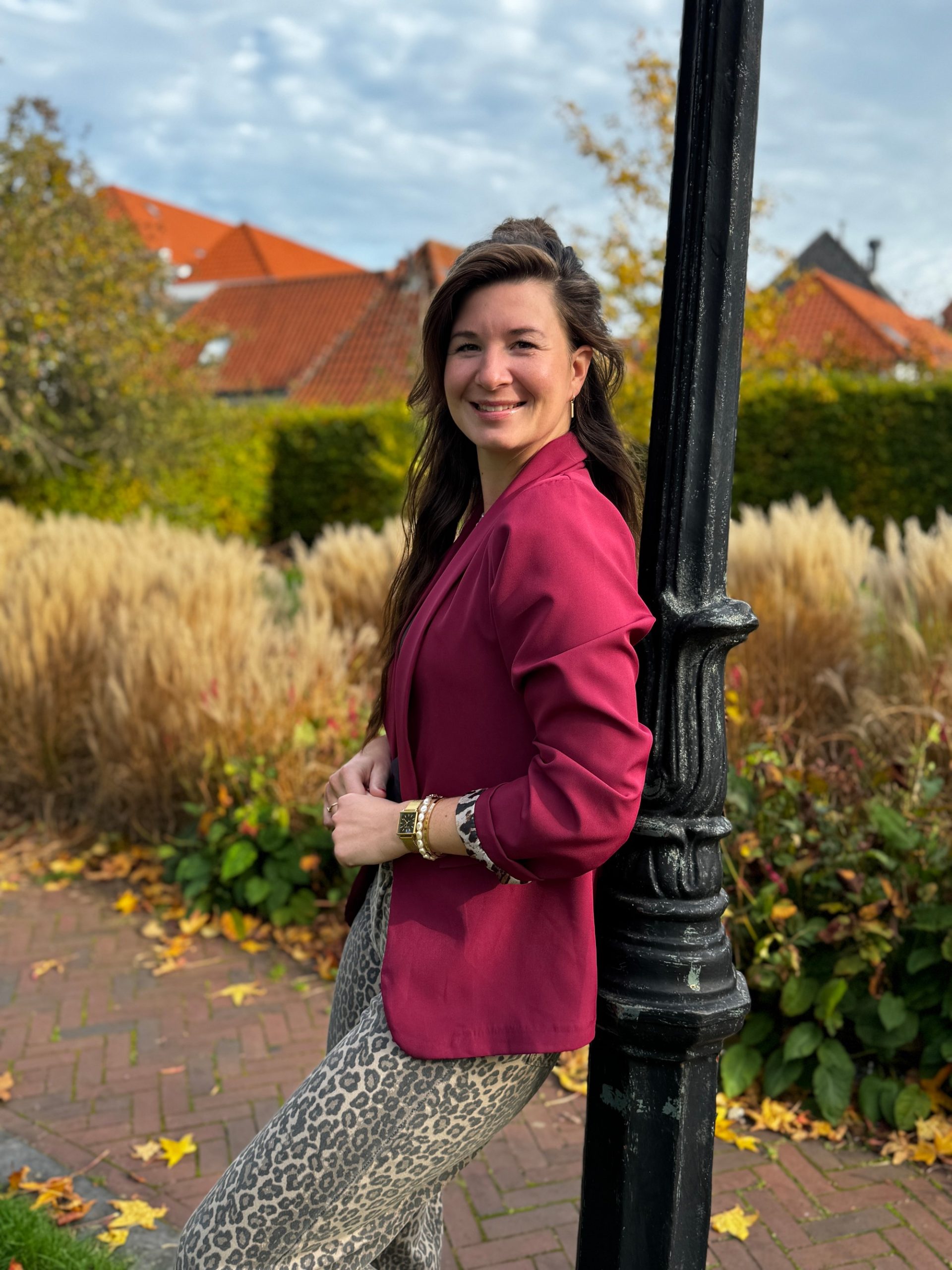 Blazer Marjolein bordeaux - Afbeelding 9