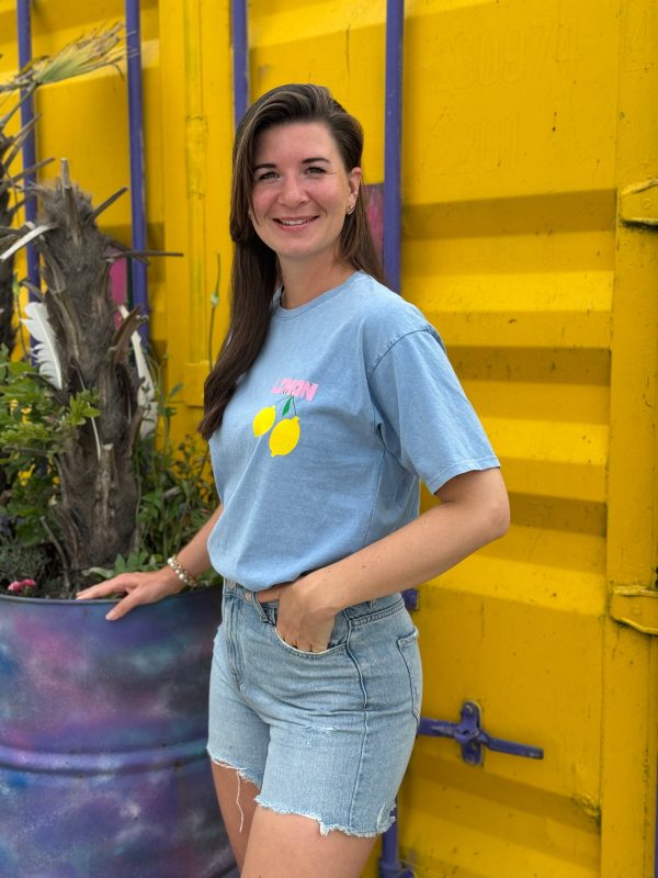 Shirtje Limone jeansblauw - Afbeelding 3