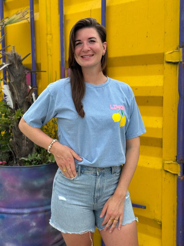 Shirtje Limone jeansblauw
