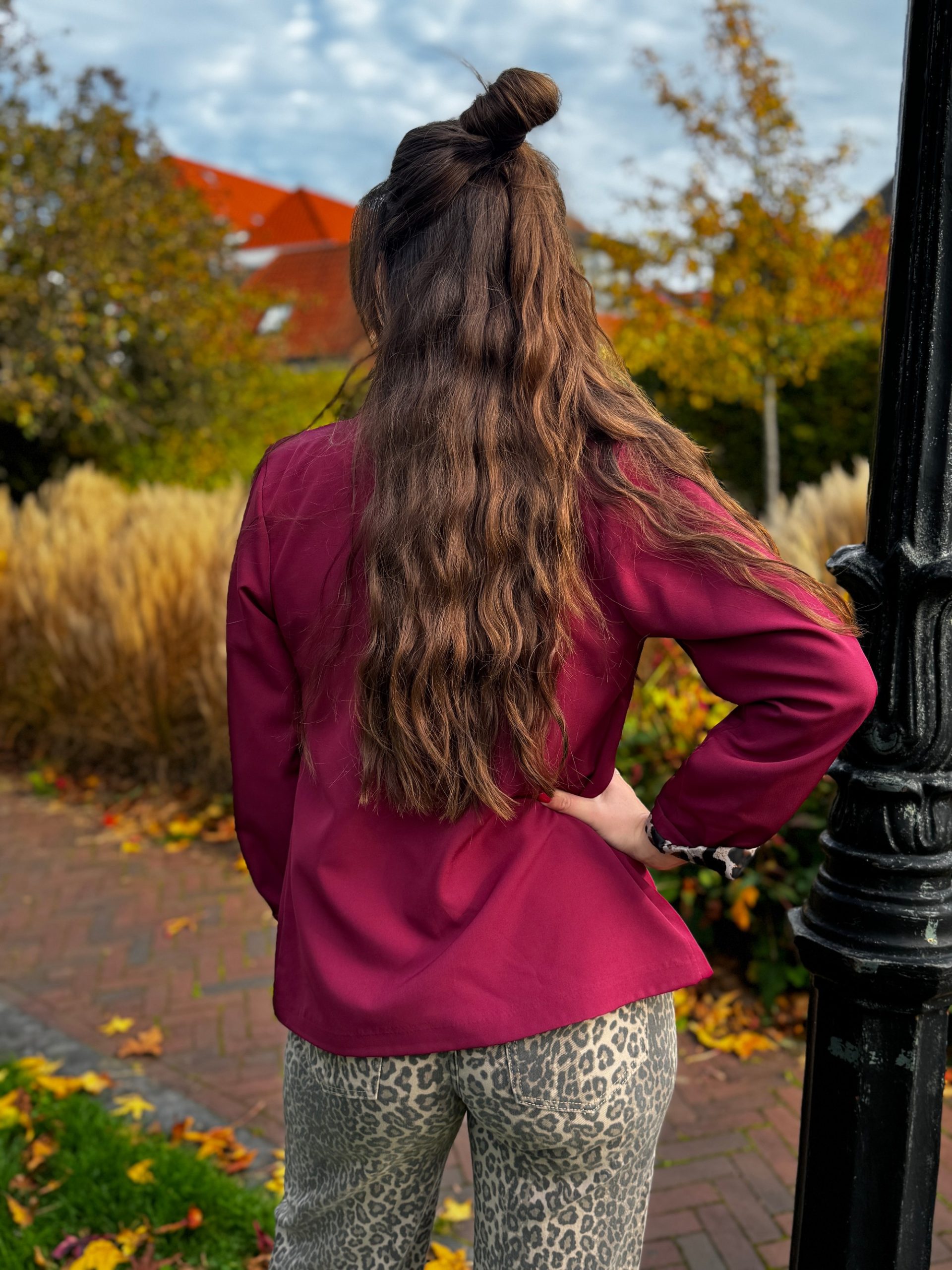 Blazer Marjolein bordeaux - Afbeelding 6