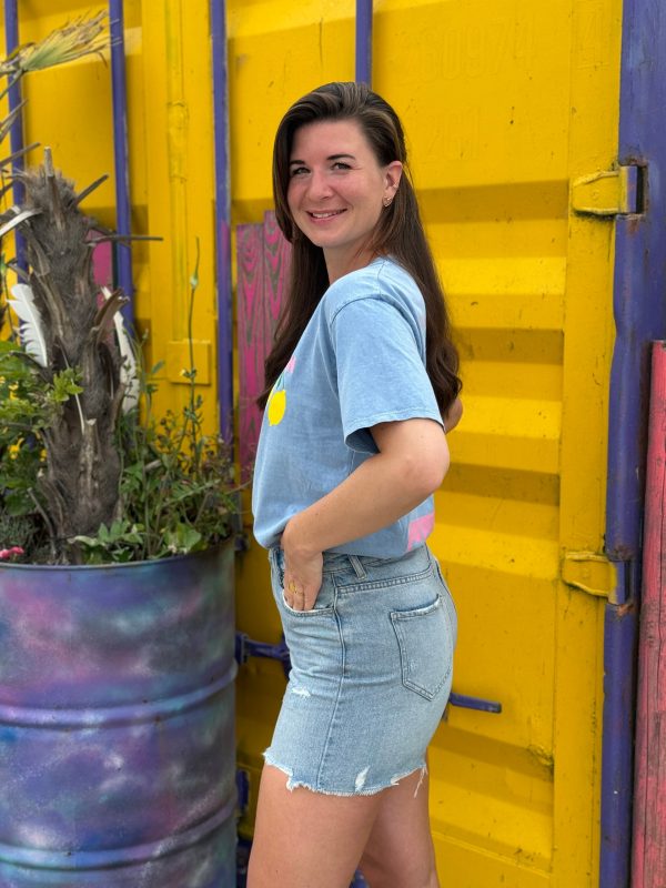 Shirtje Limone jeansblauw - Afbeelding 4