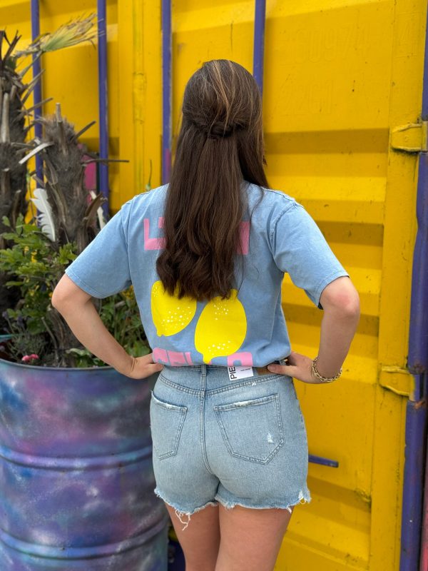 Shirtje Limone jeansblauw - Afbeelding 5