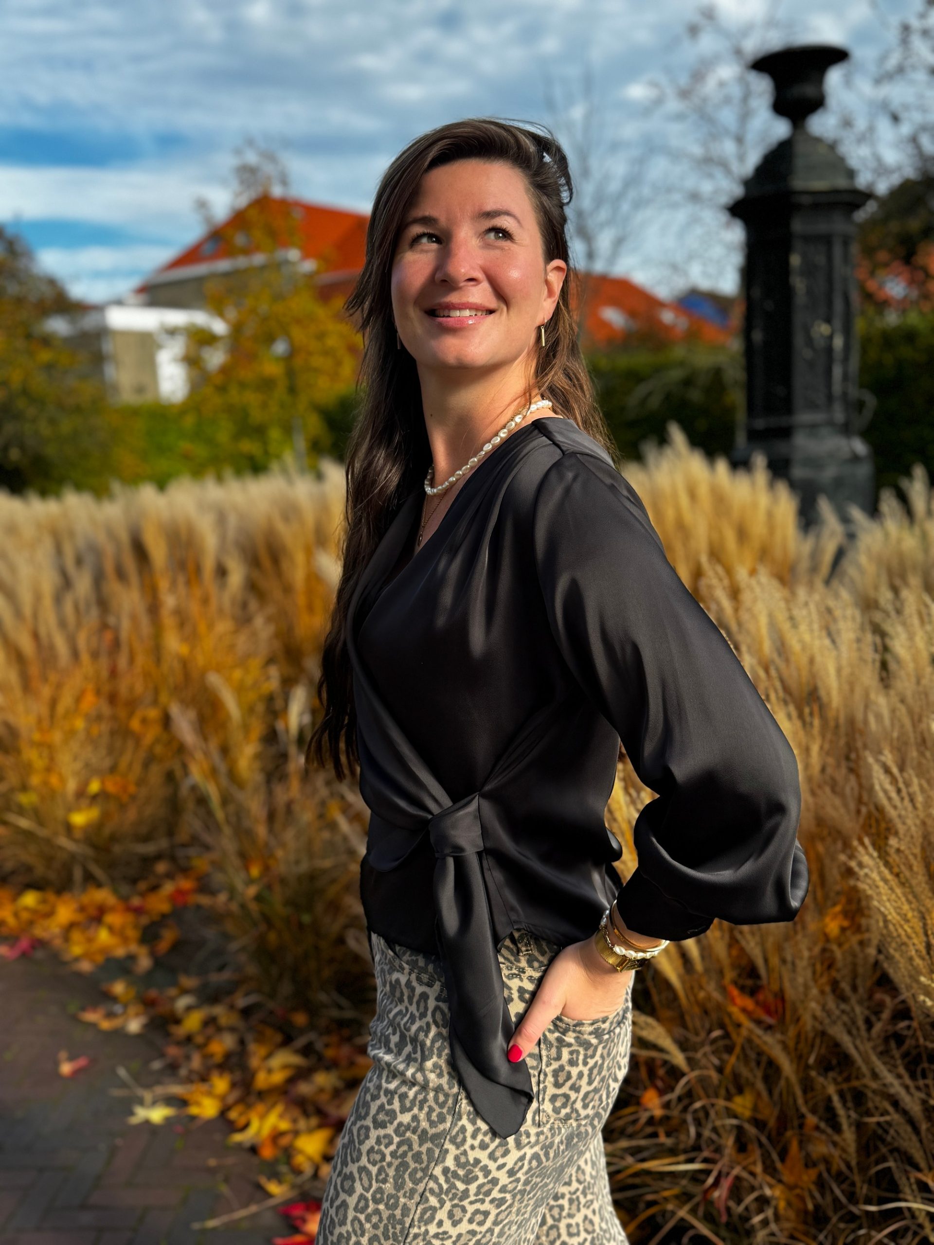 Blouse Eveline zwart - Afbeelding 4