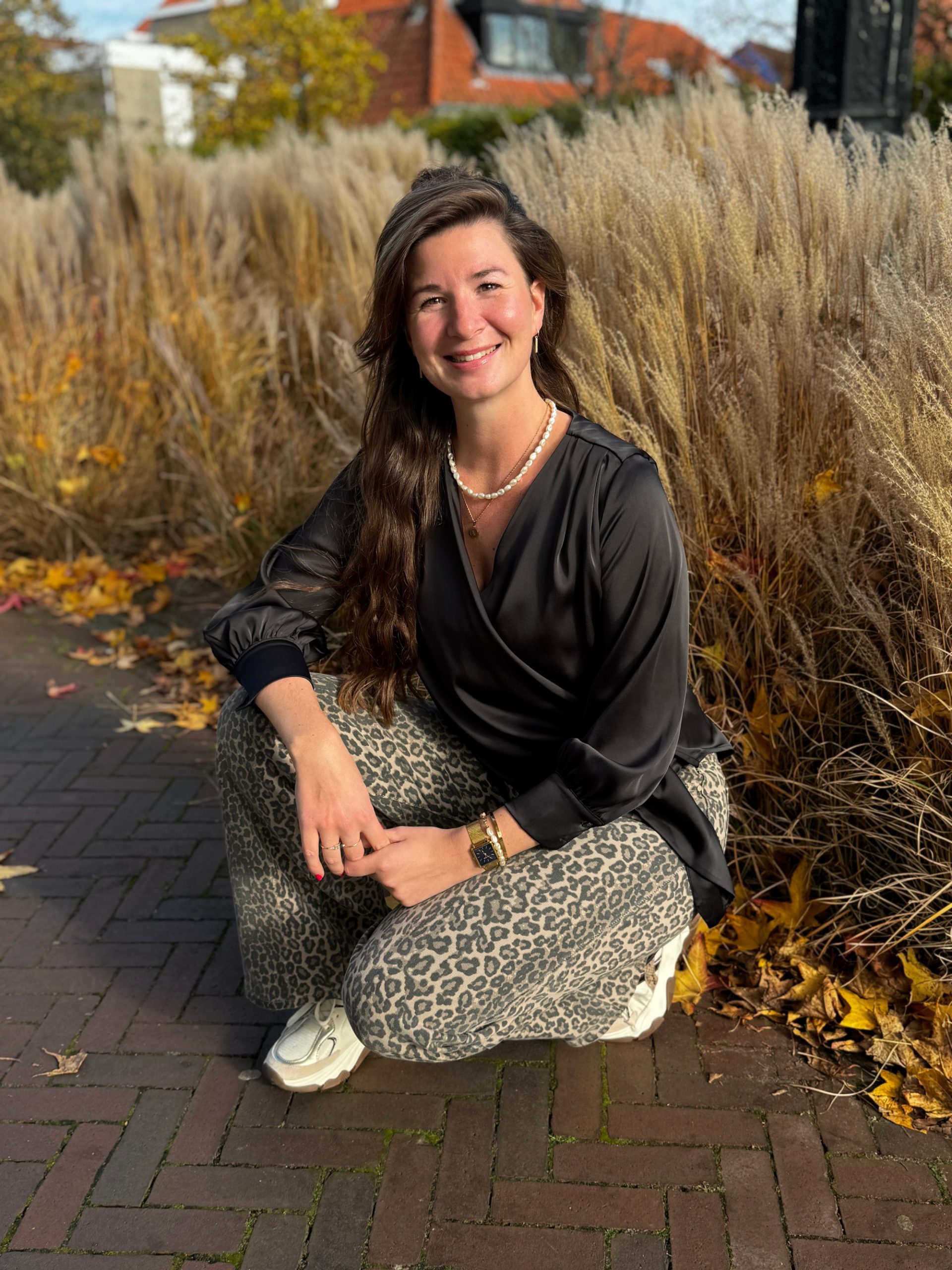 Blouse Eveline zwart - Afbeelding 2