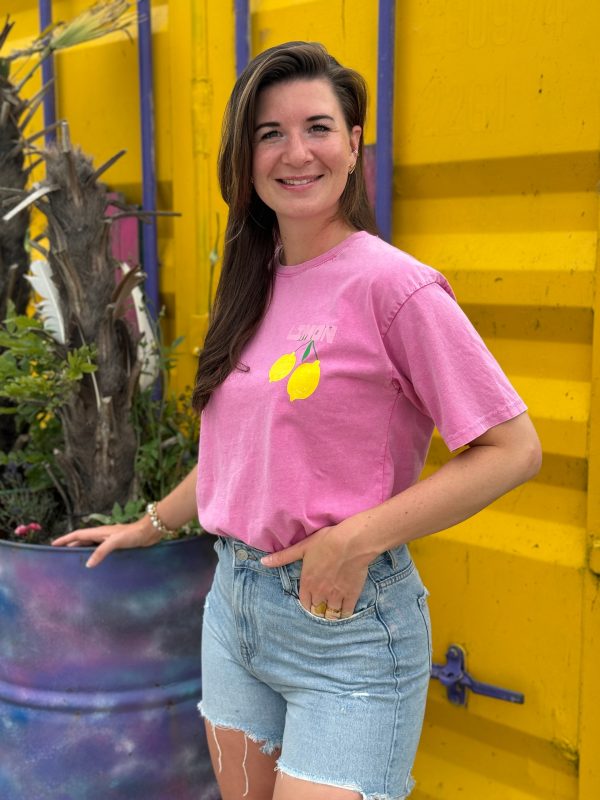 Shirtje Limone roze - Afbeelding 4