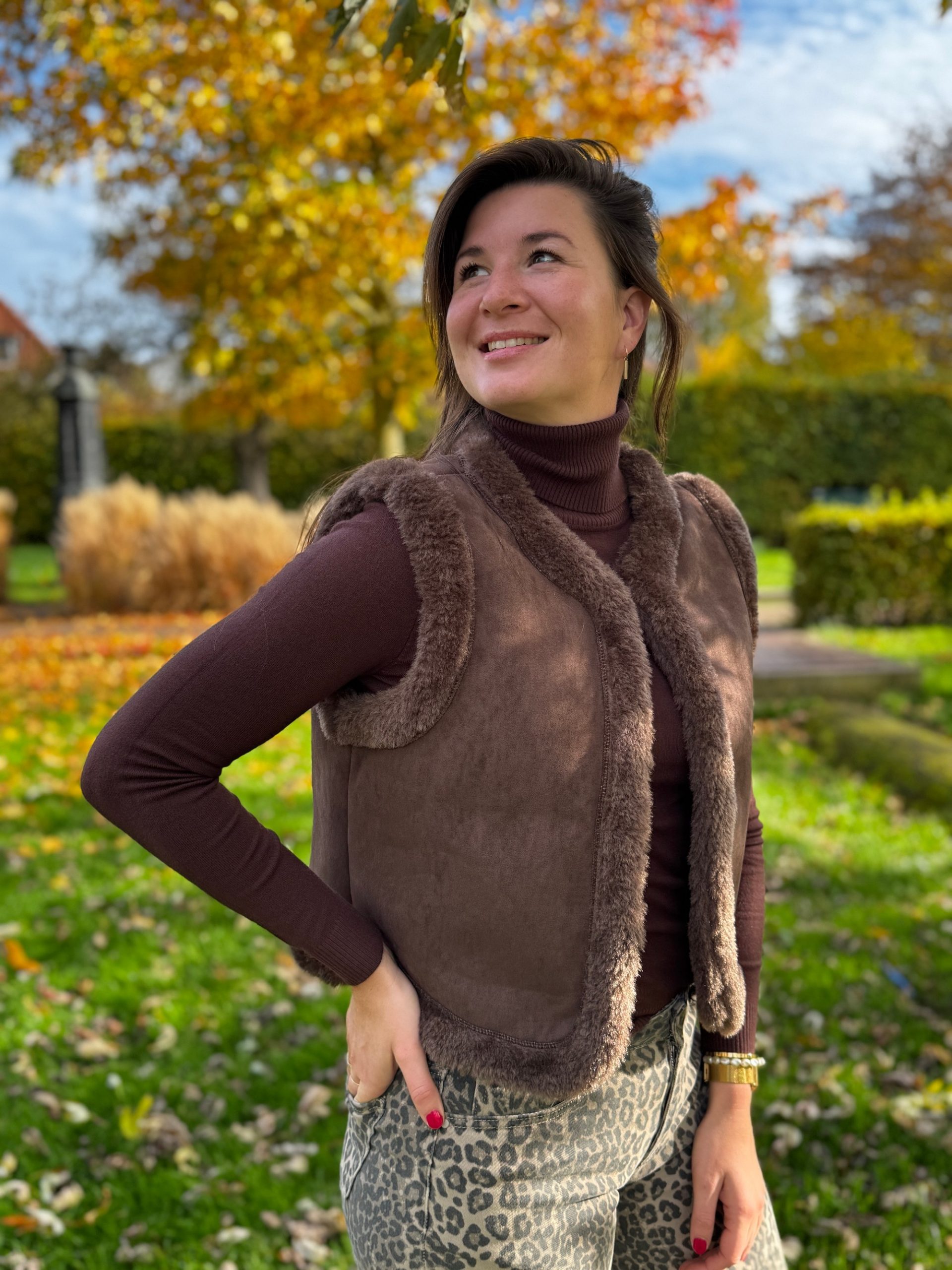 Gilet Nova choco - Afbeelding 2