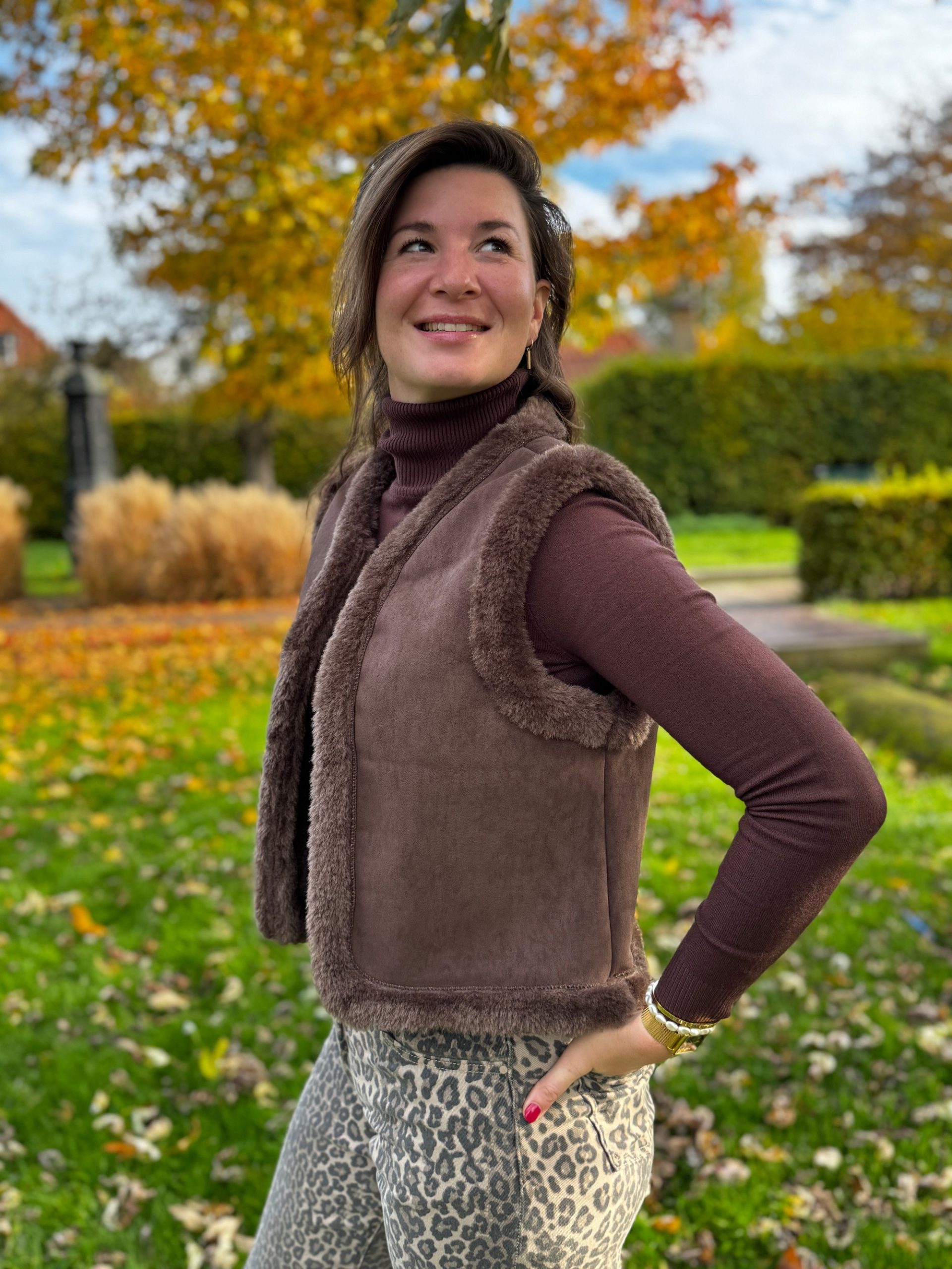 Gilet Nova choco - Afbeelding 4