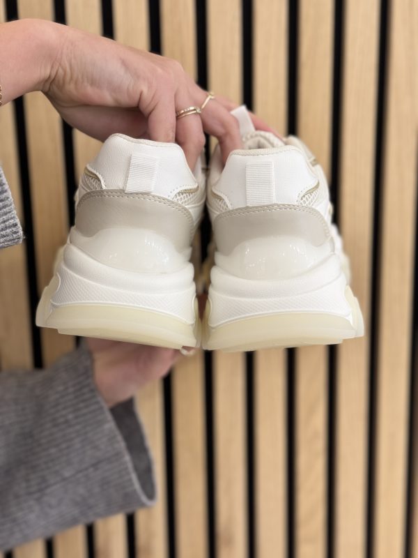 Sneakers Polly white with gold combination - Afbeelding 5