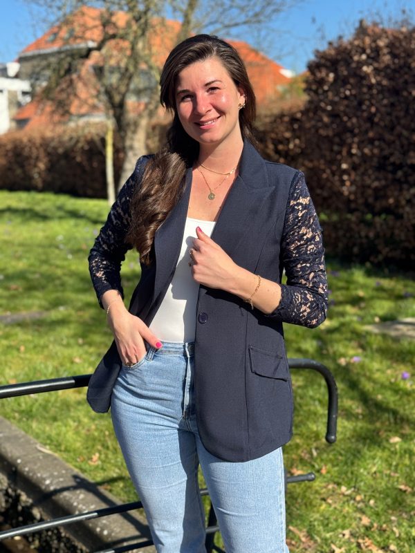 Blazer Aafke donkerblauw - Afbeelding 2