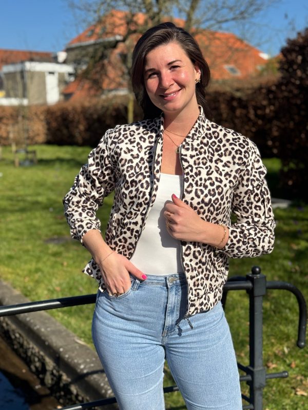 Bomberjasje Kate panterprint