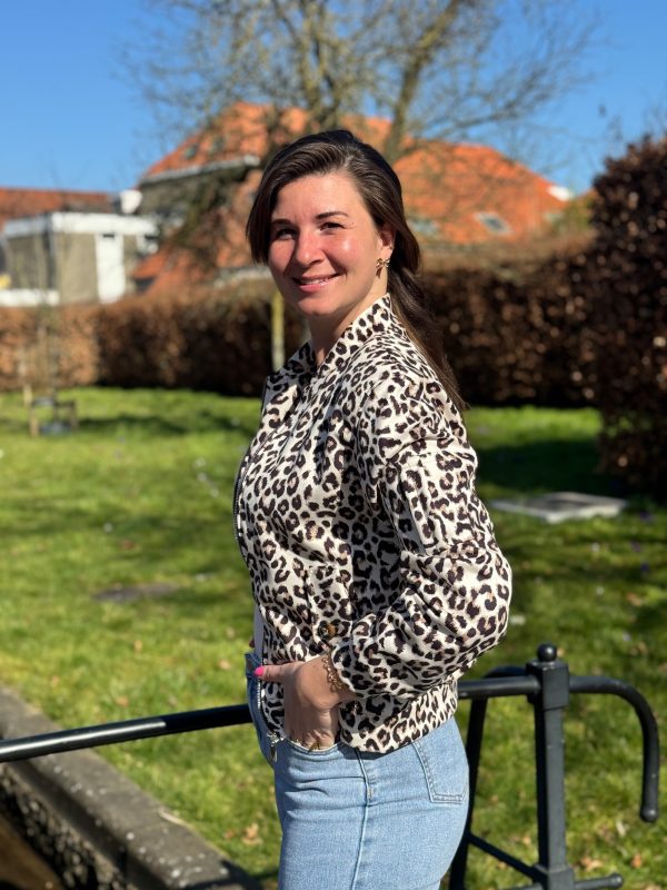 Bomberjasje Kate panterprint - Afbeelding 3