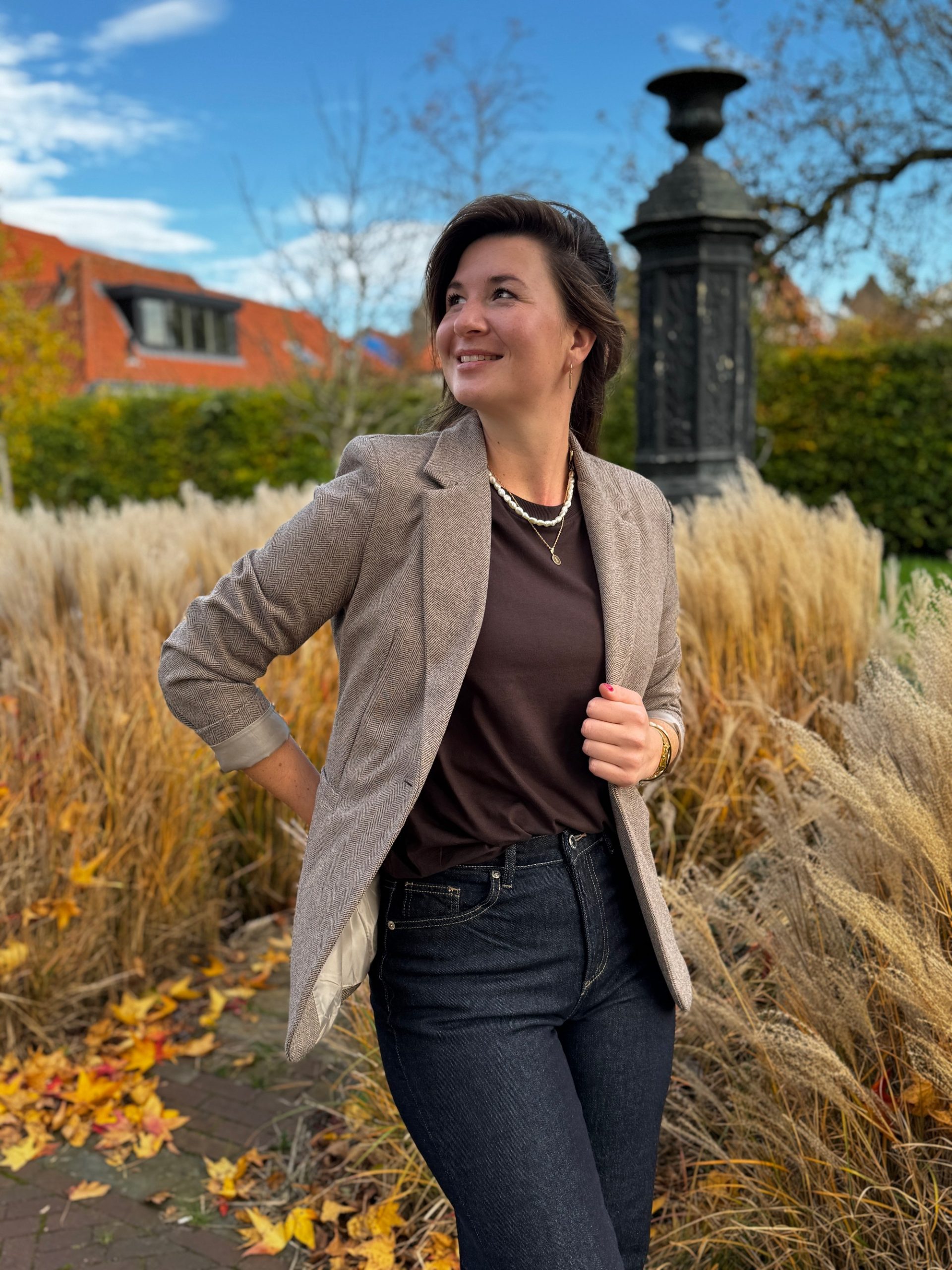 Blazer Nadine taupe - Afbeelding 2